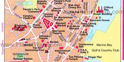 Chinatown di Singapore la mappa