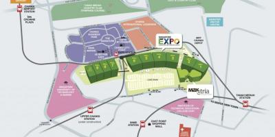 Mappa di Singapore expo